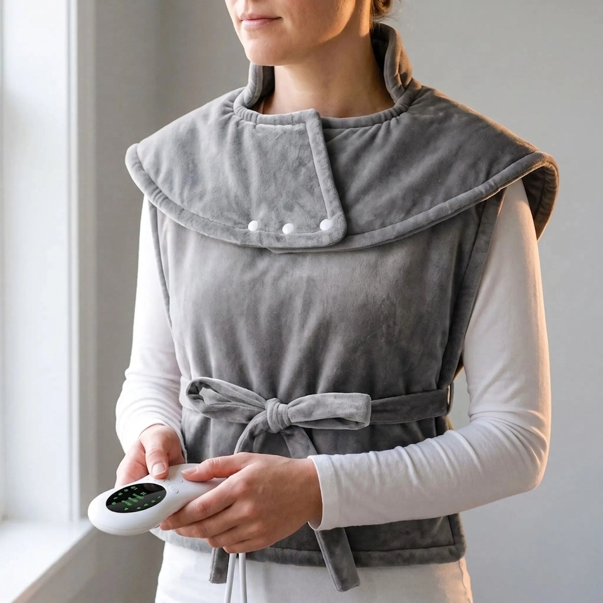 Heated Blanket Wearable Wrap with 10 Heat Settings