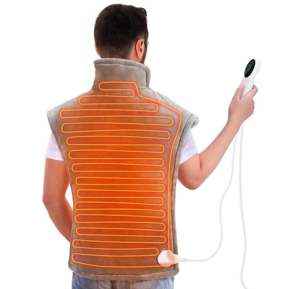 Heated Blanket Wearable Wrap with 10 Heat Settings