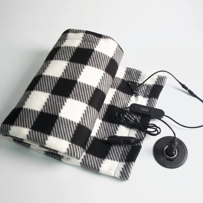 Heated Blanket for Car with 12V Power and Temperature Control