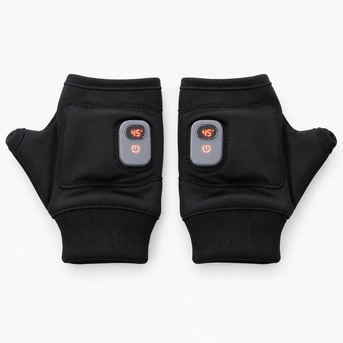 Heated Fingerless Desk Typing Gloves