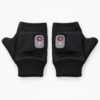 Heated Fingerless Desk Typing Gloves