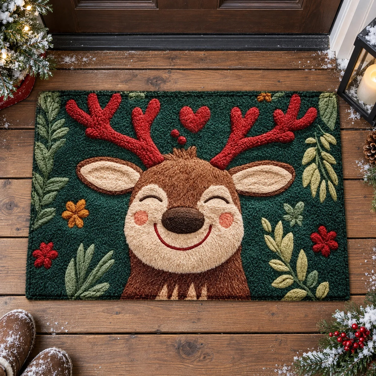 Holiday Entry Door Mat Rug