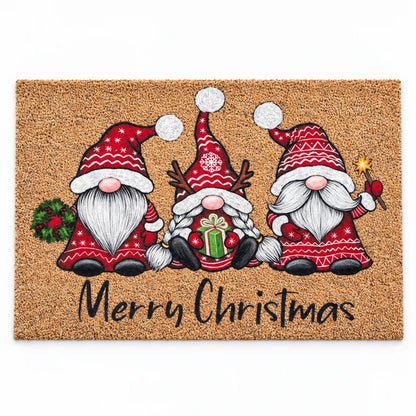 Holiday Gnome Entrance Door Mat