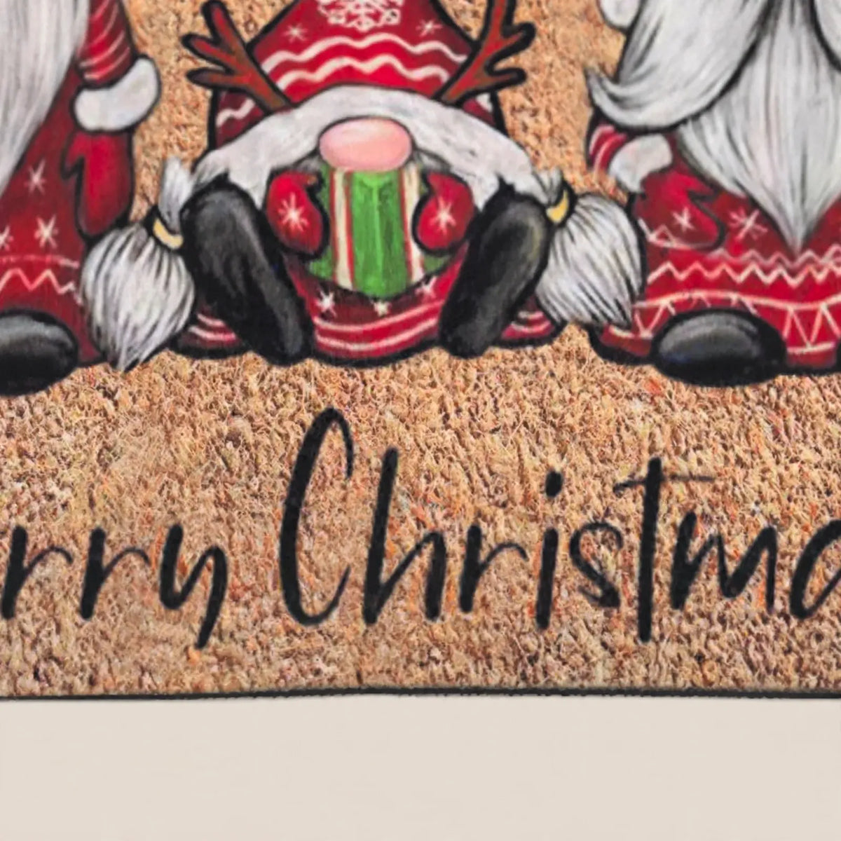 Holiday Gnome Entrance Door Mat