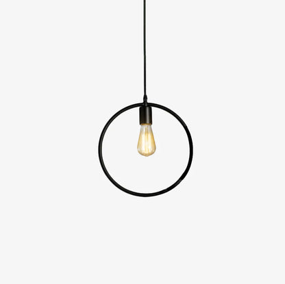 Industrial Metal Frame Pendant Light with Adjustable Height | Velqora