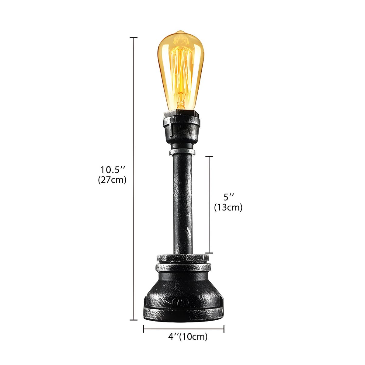 Industrial Metal Pipe Table Lamp For Modern Spaces | Kelvion