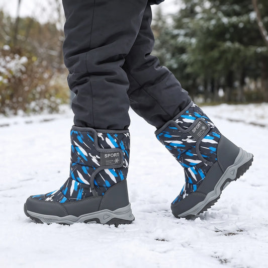 Insulated Ankle Lug Sole Snow Boots