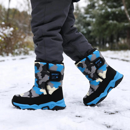 Insulated Ankle Lug Sole Snow Boots