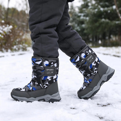 Insulated Ankle Lug Sole Snow Boots