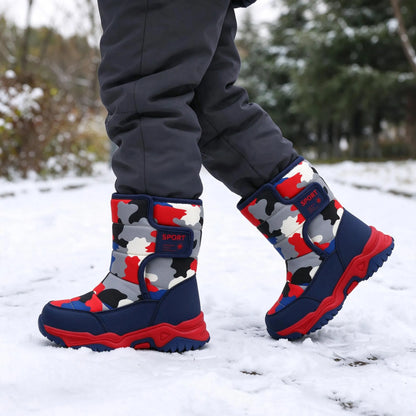 Insulated Ankle Lug Sole Snow Boots