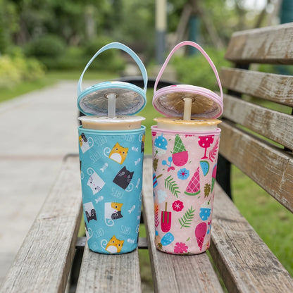 Insulated Portable Cup Carrier Bag
