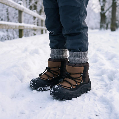 Insulated Toggle Kids Snow Boots