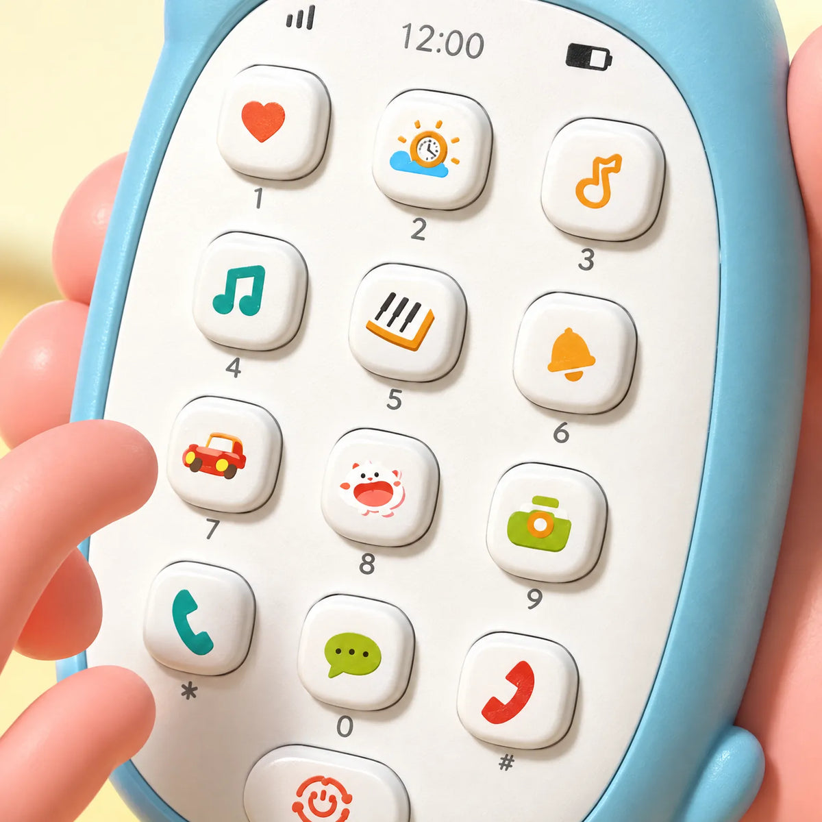Interactive Bunny Ear Toy Phone