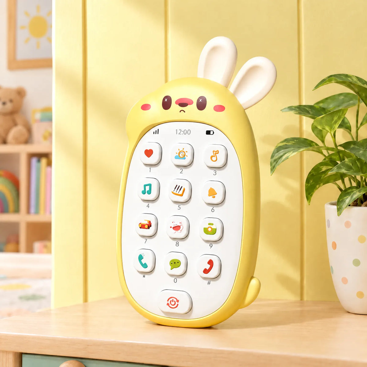Interactive Bunny Ear Toy Phone