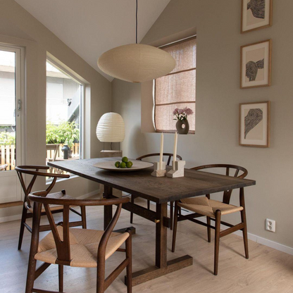 Japandi Mulberry Paper Pendant Light Natural Texture | Auvorin
