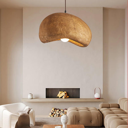 Japandi Resin Cloud Pendant Light with Adjustable Height | Orelix
