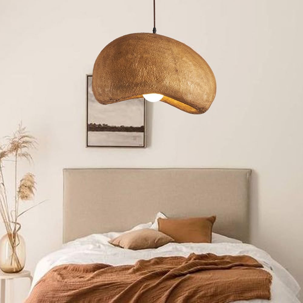 Japandi Resin Cloud Pendant Light with Adjustable Height | Orelix