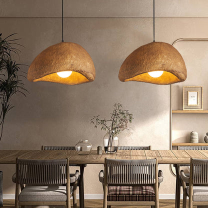 Japandi Resin Cloud Pendant Light with Adjustable Height | Orelix