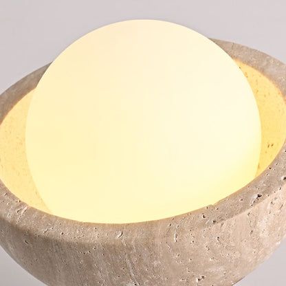 Japanese Semi Flush White Glass Ceiling Light | Akariko