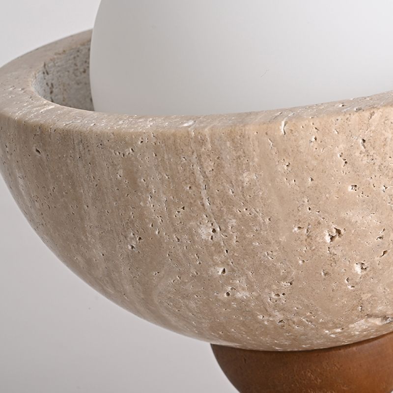 Japanese Semi Flush White Glass Ceiling Light | Akariko