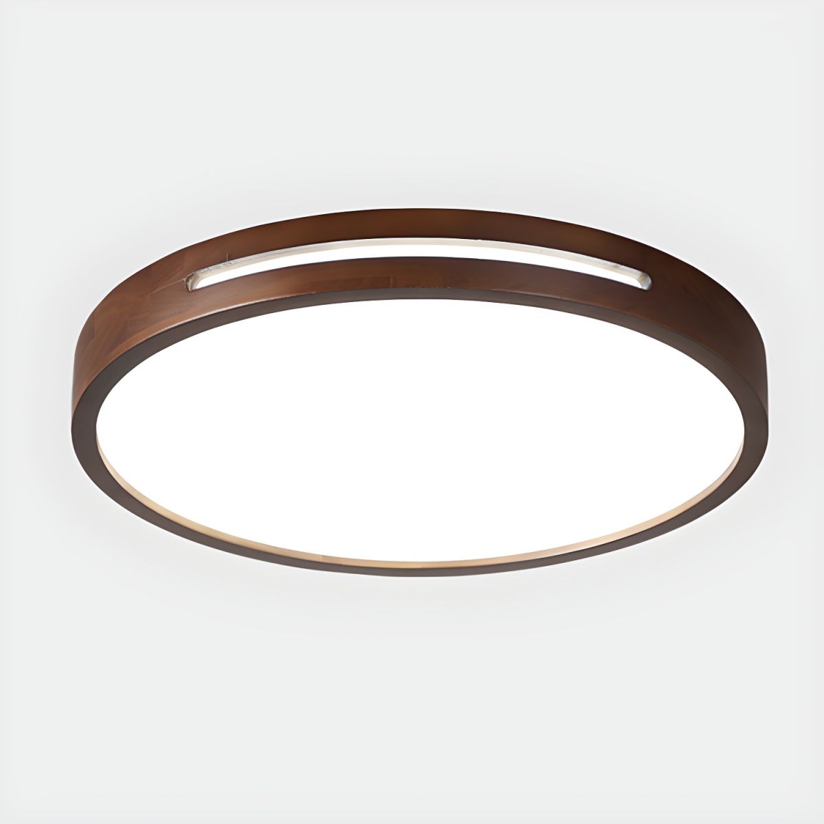 Japanese Wood LED Flush Mount Ceiling Light | Tanirao