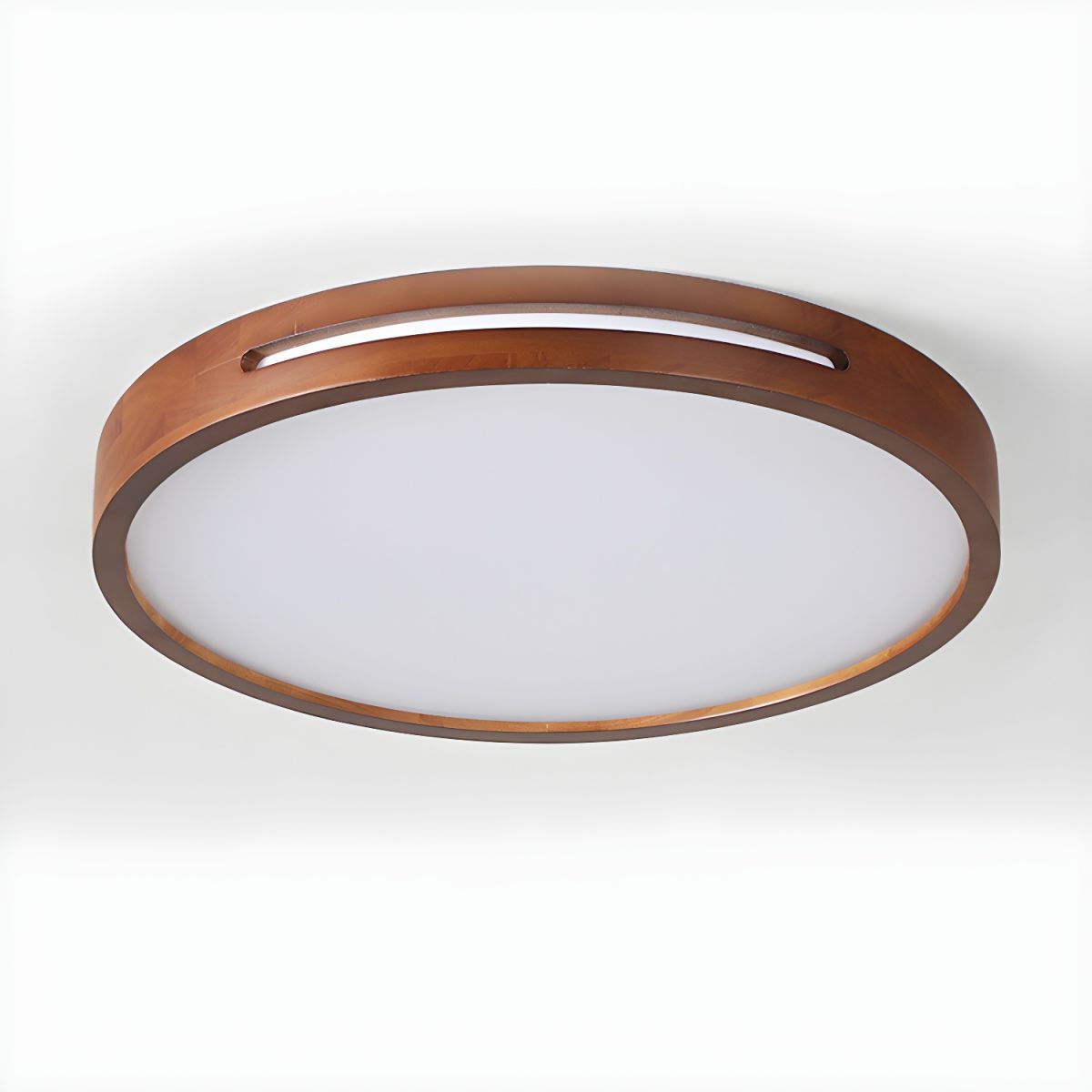 Japanese Wood LED Flush Mount Ceiling Light | Tanirao