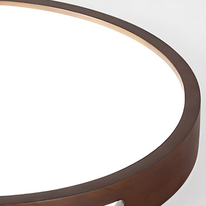 Japanese Wood LED Flush Mount Ceiling Light | Tanirao