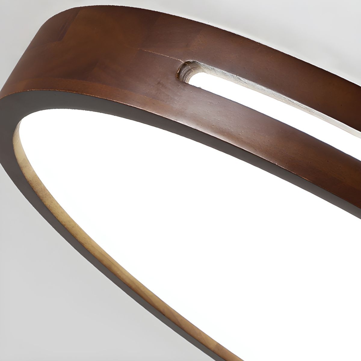 Japanese Wood LED Flush Mount Ceiling Light | Tanirao