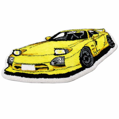 Kids Car Shaped Wool Cartoon Playroom Area Rug Decor | Solmira