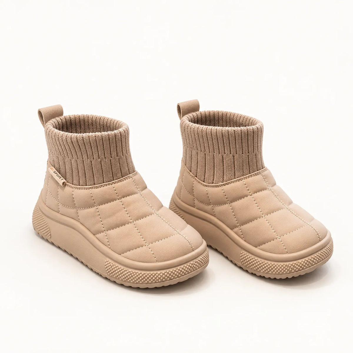 Kids Quilted Winter Snow Boots