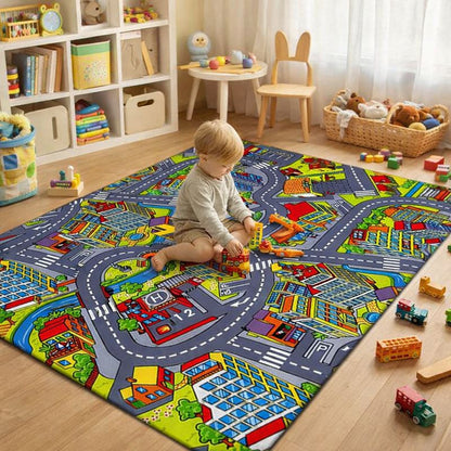 Kids Road Game Play Mat Carpet for Modern Play Areas | Zeloria