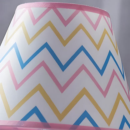 Kids Unicorn Table Lamp with Fabric Shade Pink | Zanvira