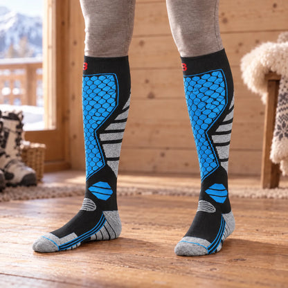 Knee-High Winter Ski Socks