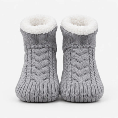 Knit Ankle Grip Socks