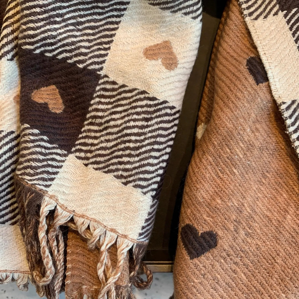 Knit Printed Winter Neck Scarf