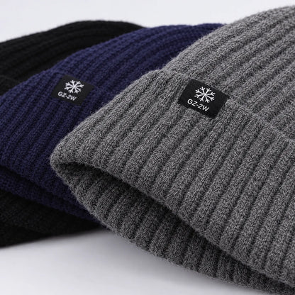 Knit Winter Beanie With Ear Flaps
