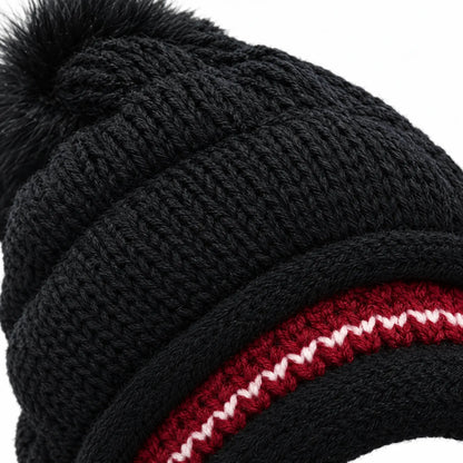 Knit Winter Hat With Ear Flaps