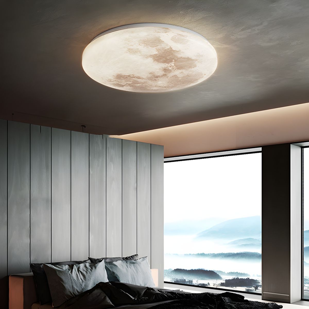 LED Acrylic Flush Mount Ceiling Light Modern Slim Design | Zeylra