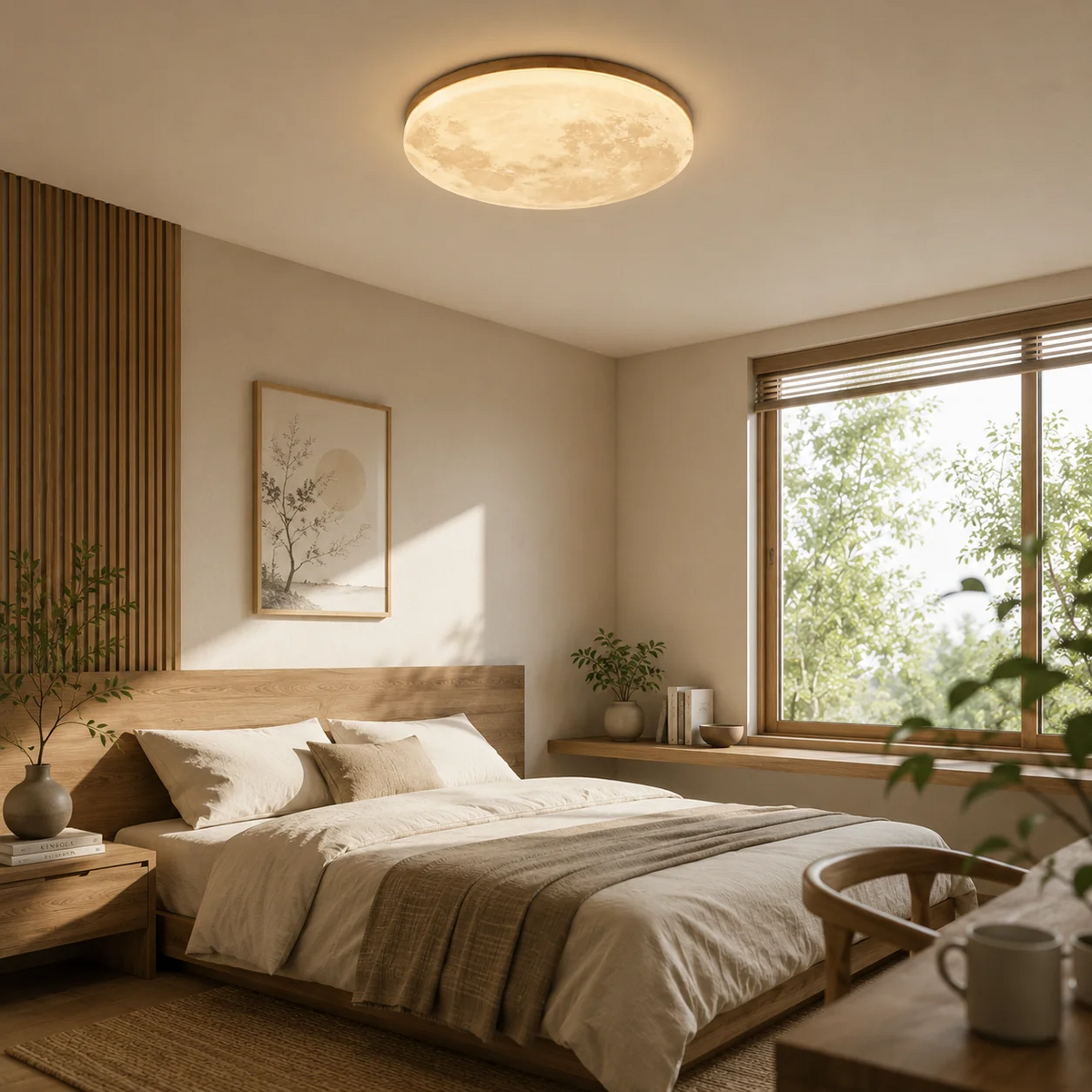 LED Acrylic Flush Mount Ceiling Light Modern Slim Design | Zeylra