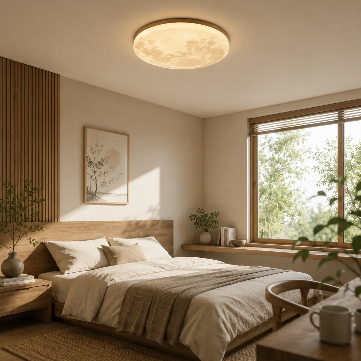 LED Acrylic Flush Mount Ceiling Light Modern Slim Design | Zeylra