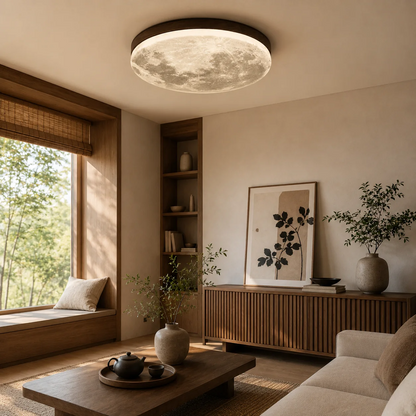 LED Acrylic Flush Mount Ceiling Light Modern Slim Design | Zeylra