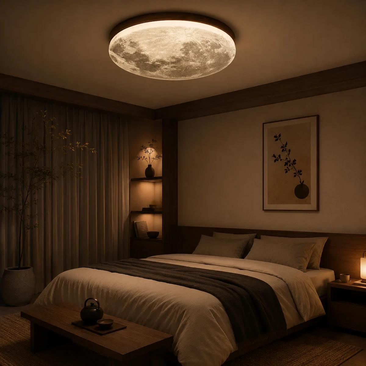 LED Acrylic Flush Mount Ceiling Light Modern Slim Design | Zeylra