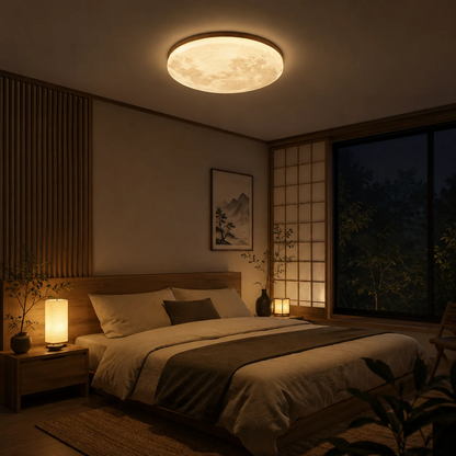 LED Acrylic Flush Mount Ceiling Light Modern Slim Design | Zeylra