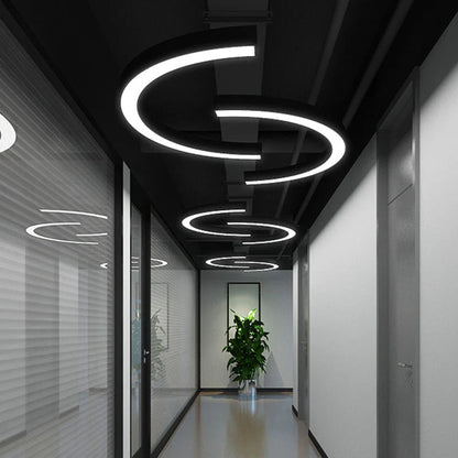 LED Arc Ceiling Light Modern Contemporary Design | Ercivo
