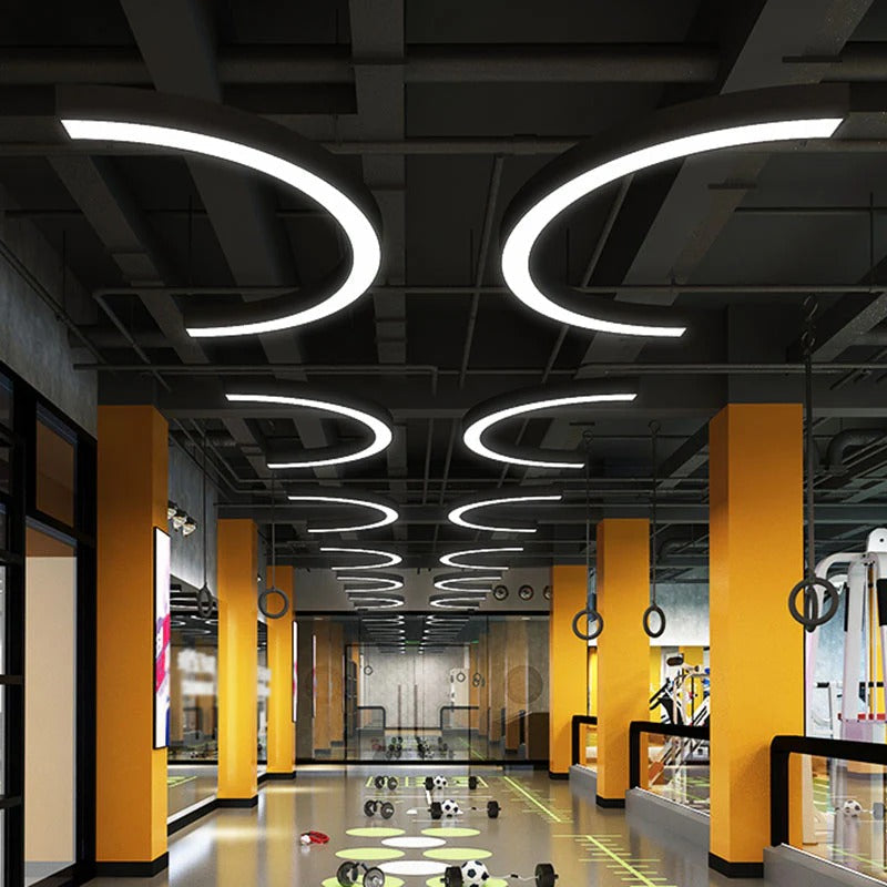 LED Arc Ceiling Light Modern Contemporary Design | Ercivo