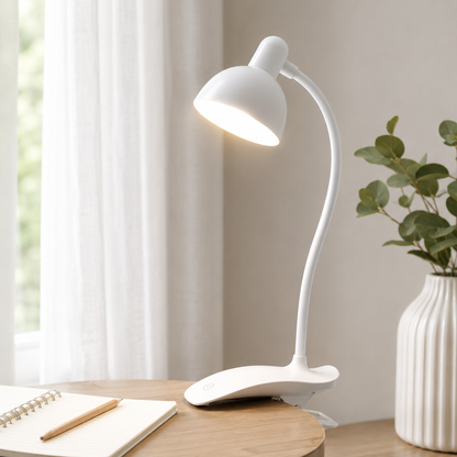 LED Flexible Gooseneck Clamp Lamp Modern Design | Norviko