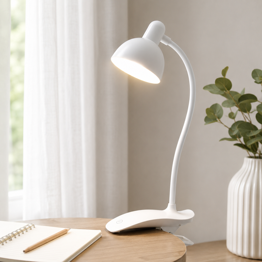 LED Flexible Gooseneck Clamp Lamp Modern Design | Norviko
