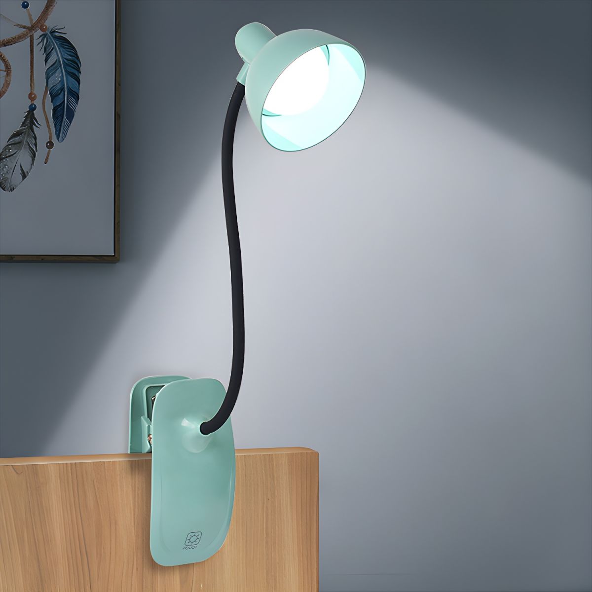 LED Flexible Gooseneck Clamp Lamp Modern Design | Norviko