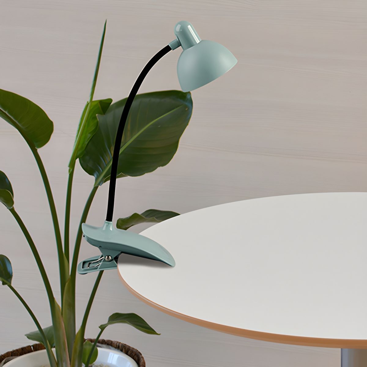 LED Flexible Gooseneck Clamp Lamp Modern Design | Norviko