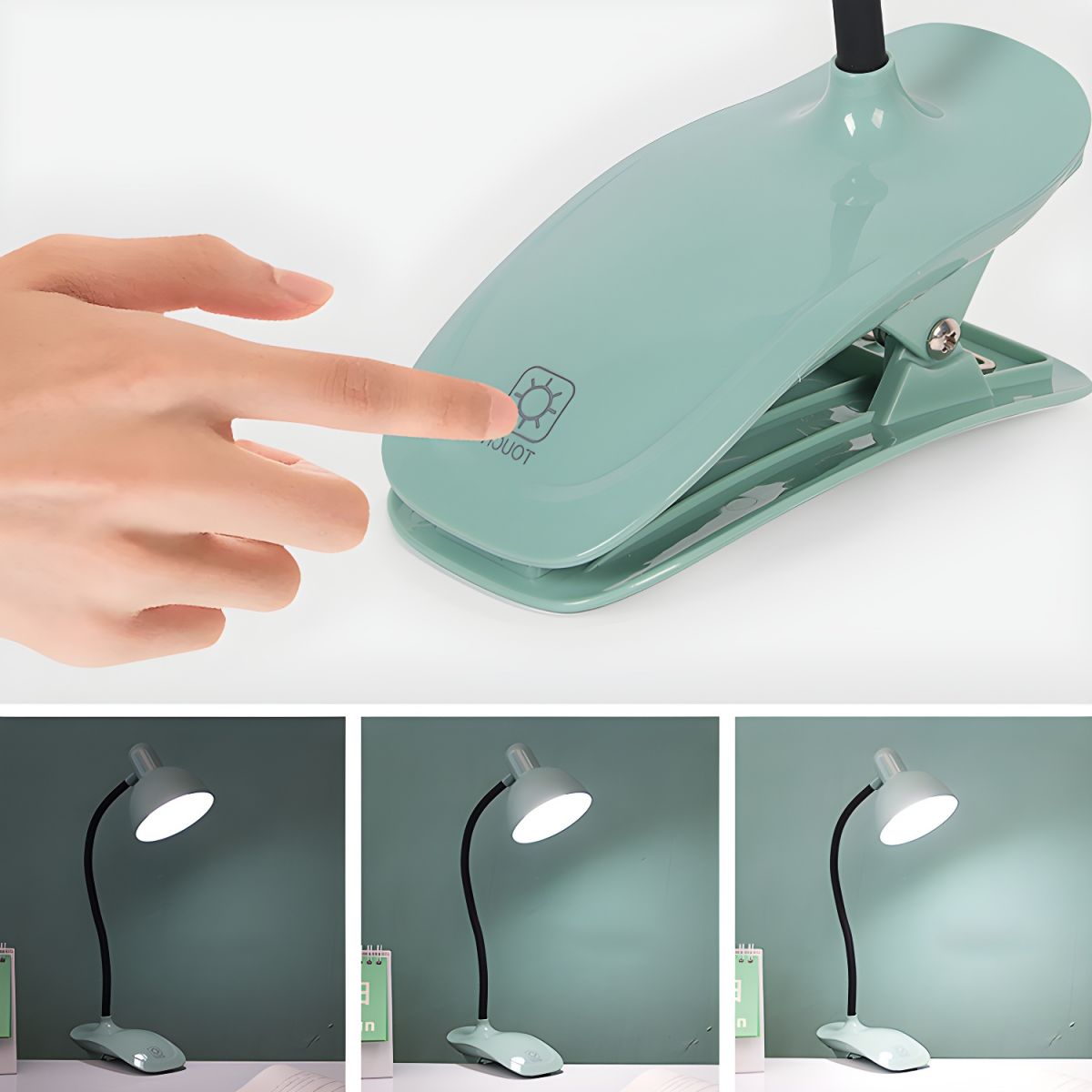 LED Flexible Gooseneck Clamp Lamp Modern Design | Norviko